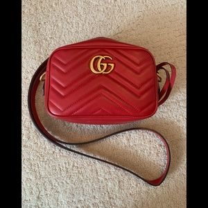 Gucci Marmont mini quilted leather crossbody bag